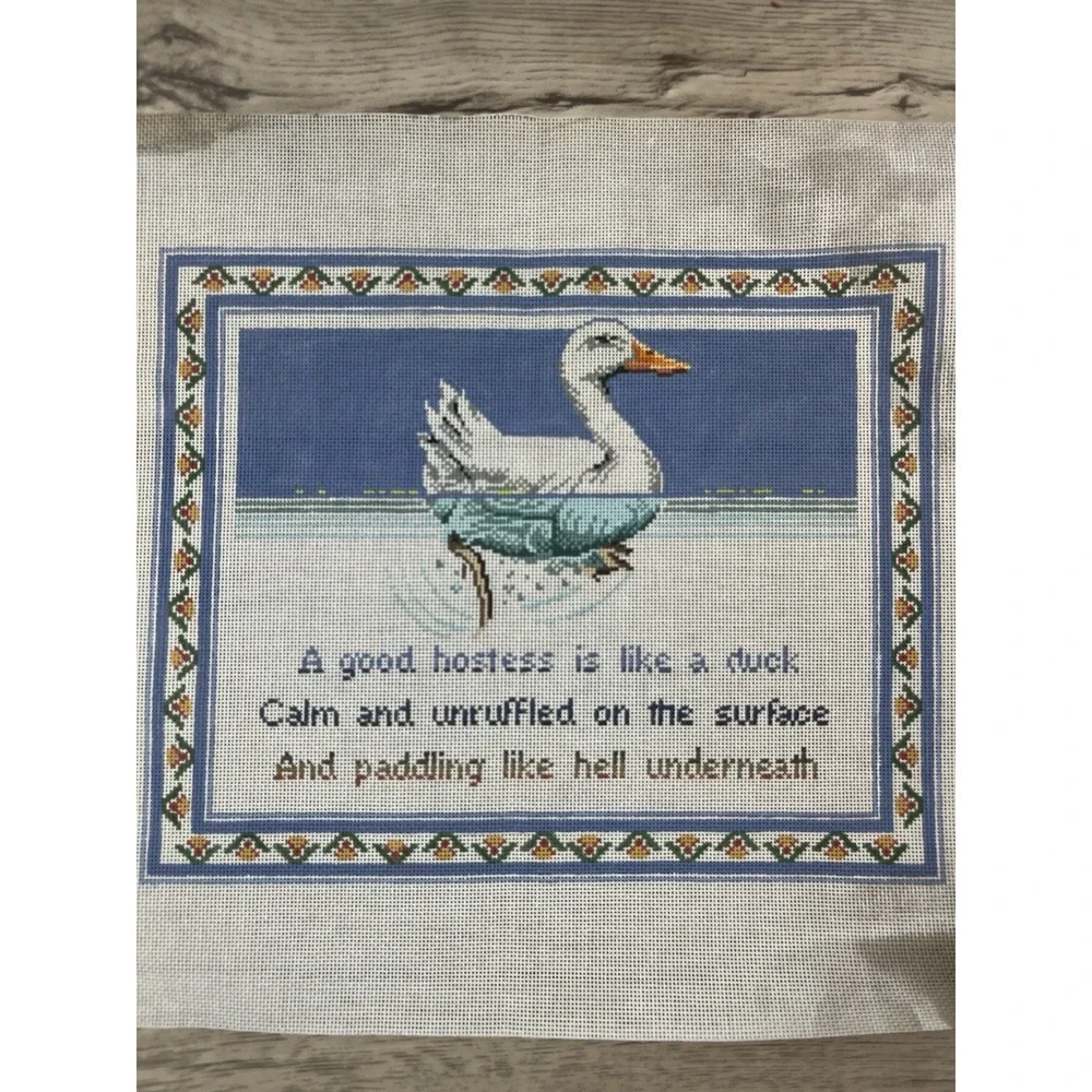 N/A handpainted needlepoint